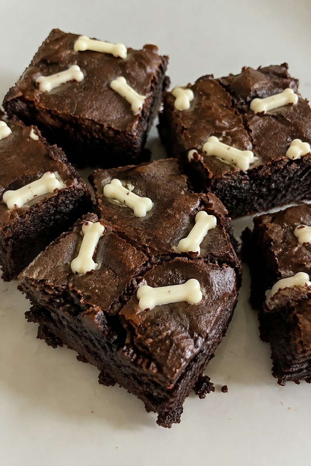 Espresso Skeleton Bone Brownies