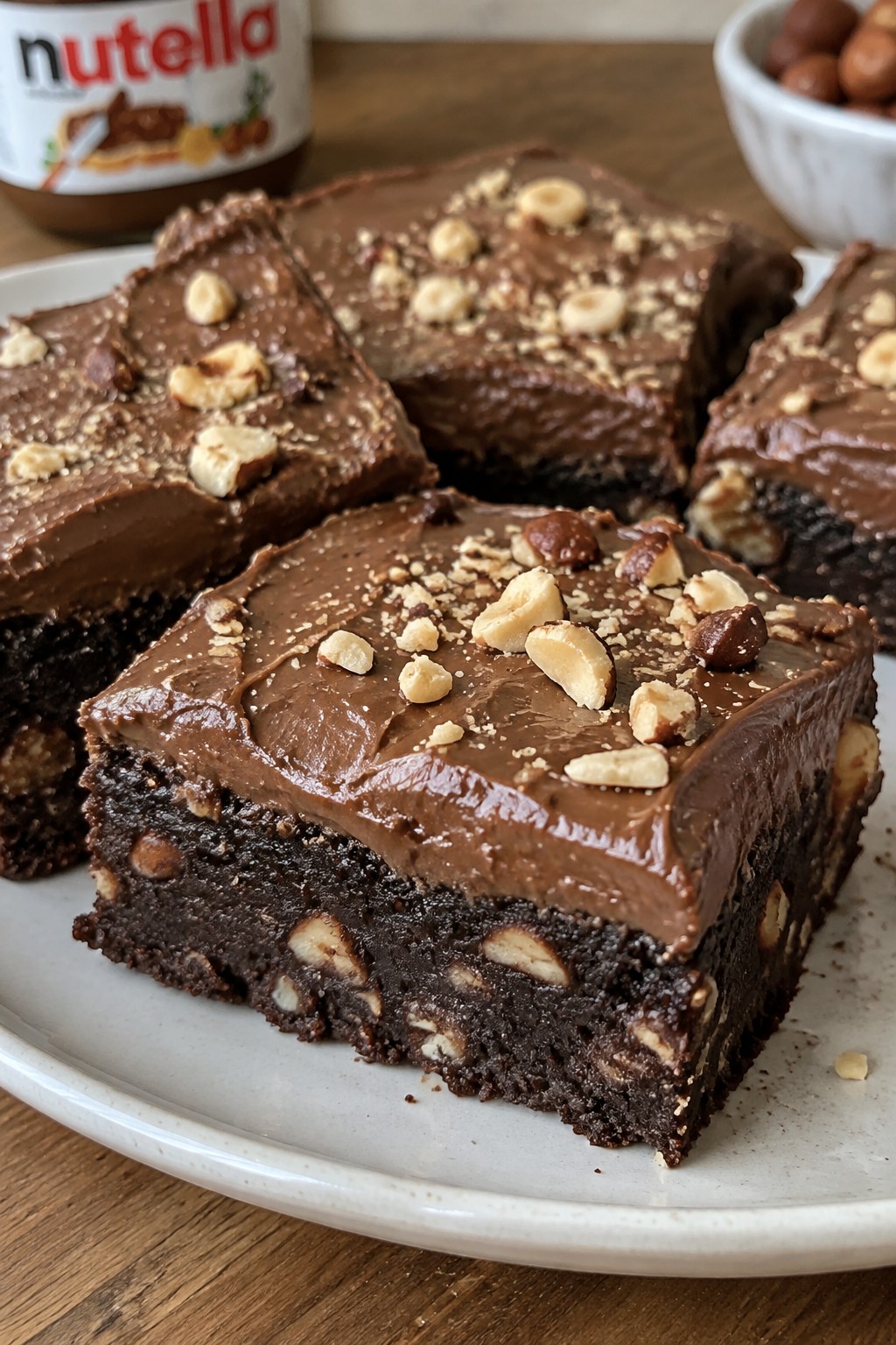 Hazelnut Nutella Cauldron Brownies