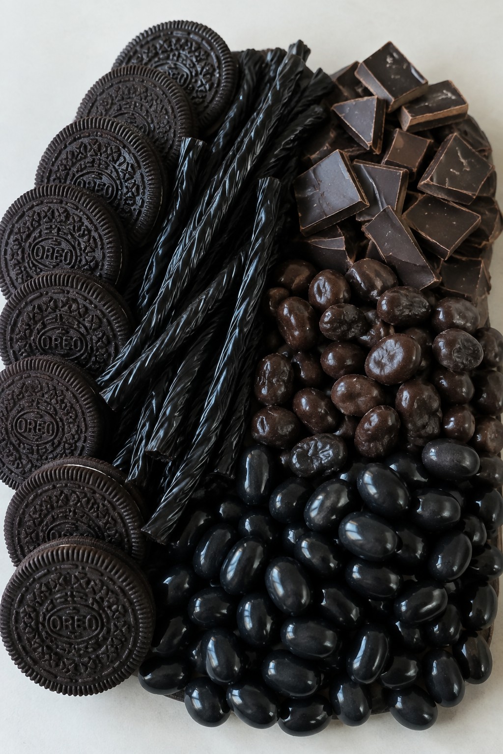 Black Cat Oreo Licorice Chocolate Board