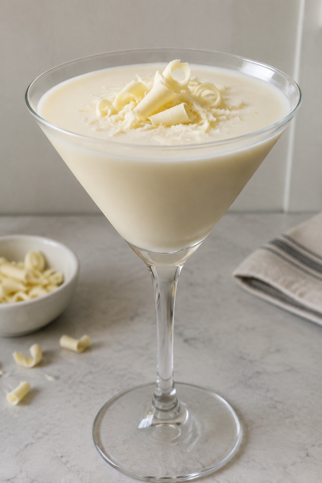 Ghostly White Chocolate Martini