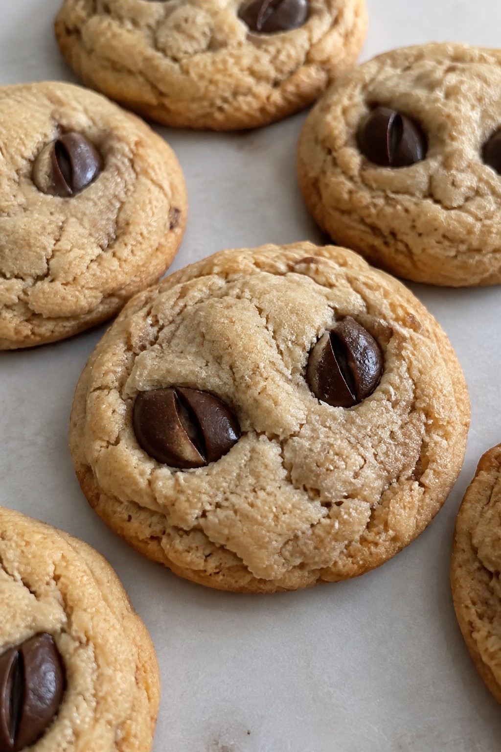 Almond Butter Black Cat Eye Cookies