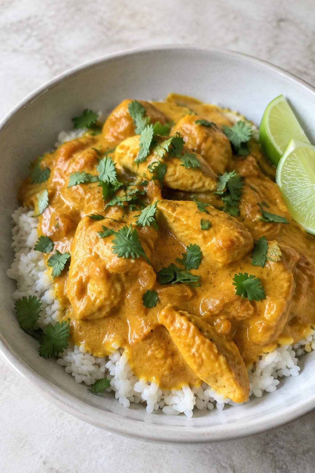 Crockpot Pumpkin Coconut Chicken Curry