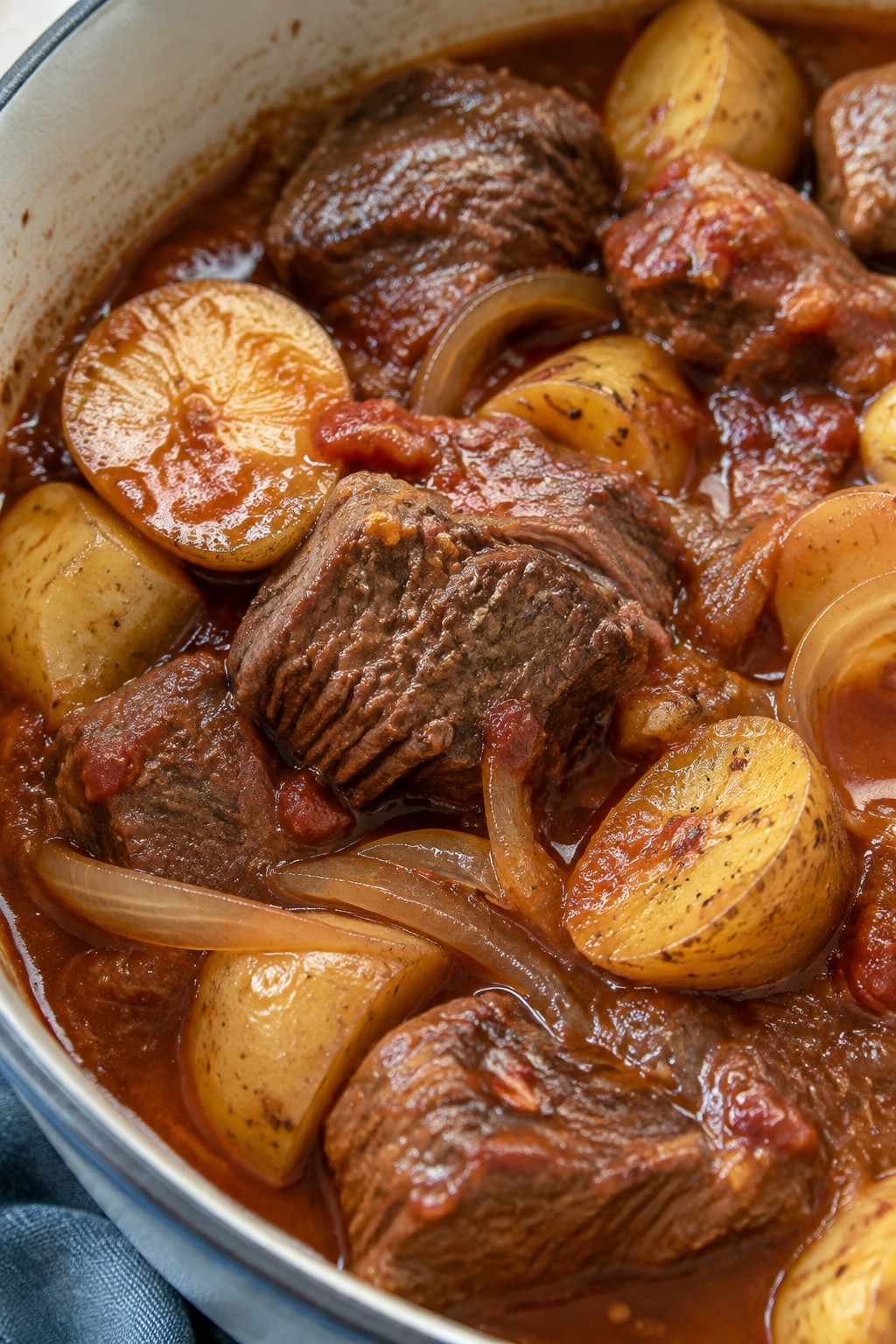 Slow Cooker Bloody Mary Pot Roast with Potatoes