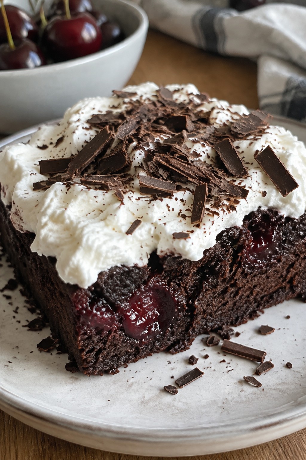Haunted Forest Black Forest Brownie Cake