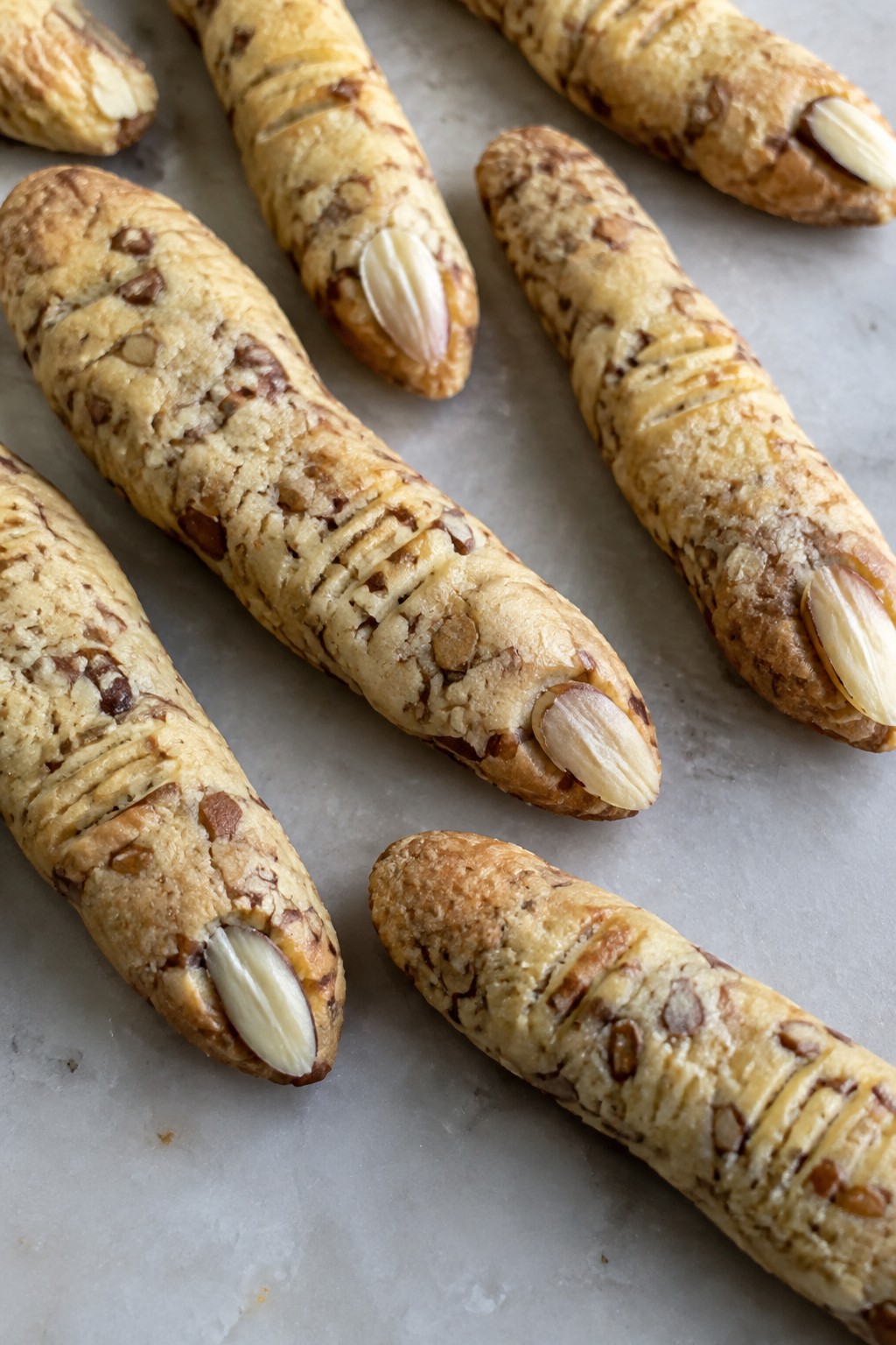Witch Finger Almond Biscotti