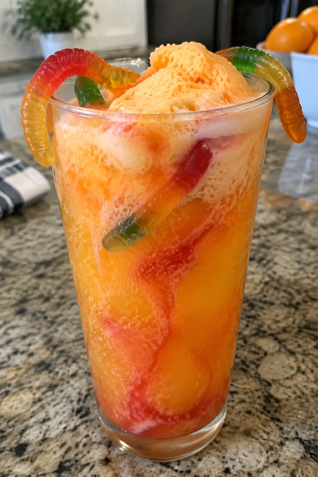 Zombie Orange Sherbet Punch