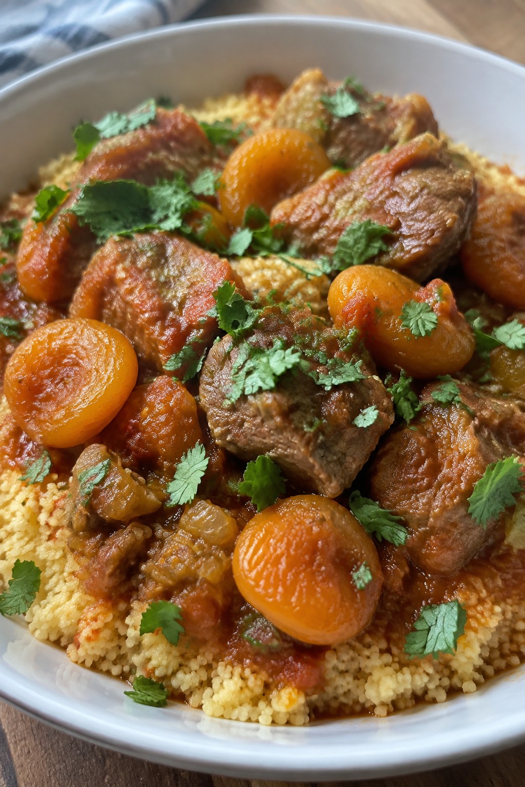 Crypt Keeper Lamb Tagine with Apricots and Couscous