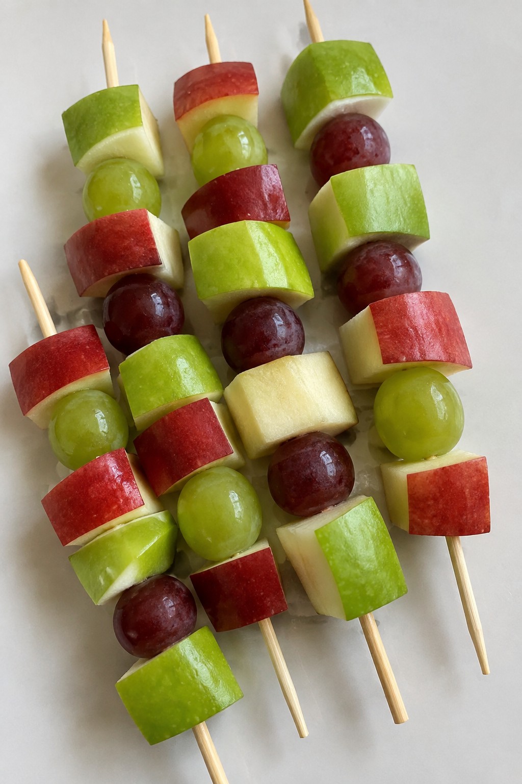Grape and Apple Monster Kabobs