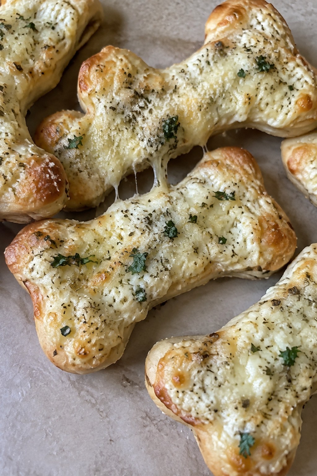 Skeleton Bone Garlic White Pizza