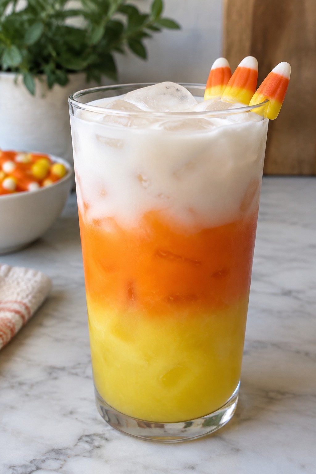Candy Corn Layered Punch