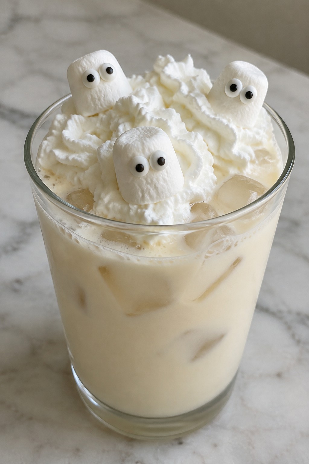 Ghostly White Chocolate Milk Punch