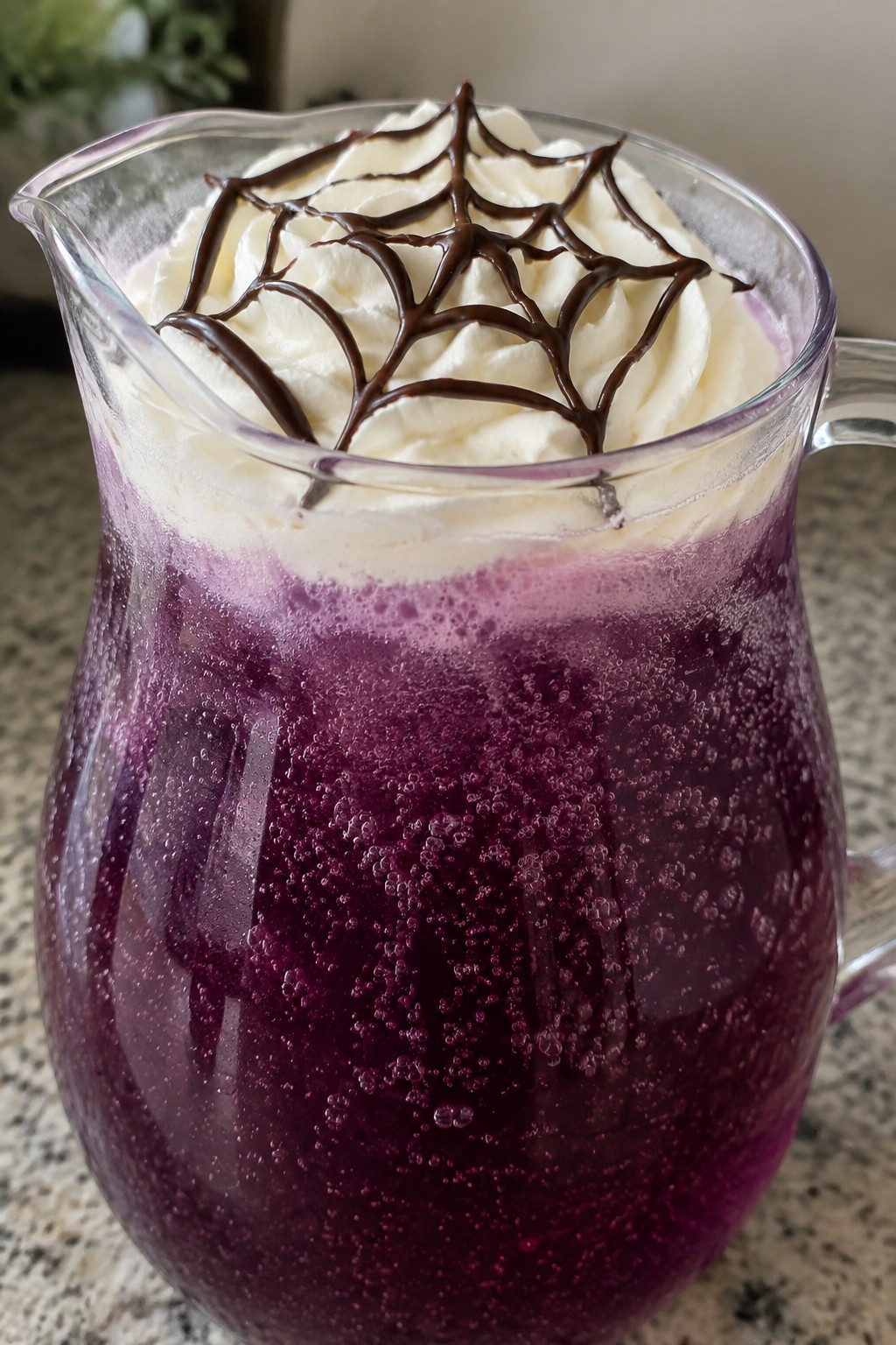 Spiderweb Grape Soda Punch