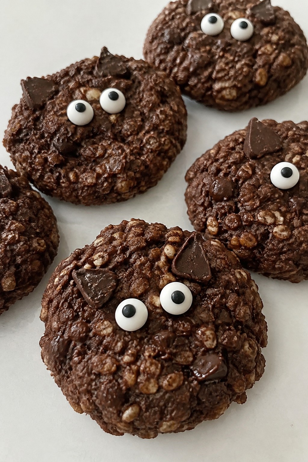 Black Cat Cocoa Rice Krispie Treat Cookies