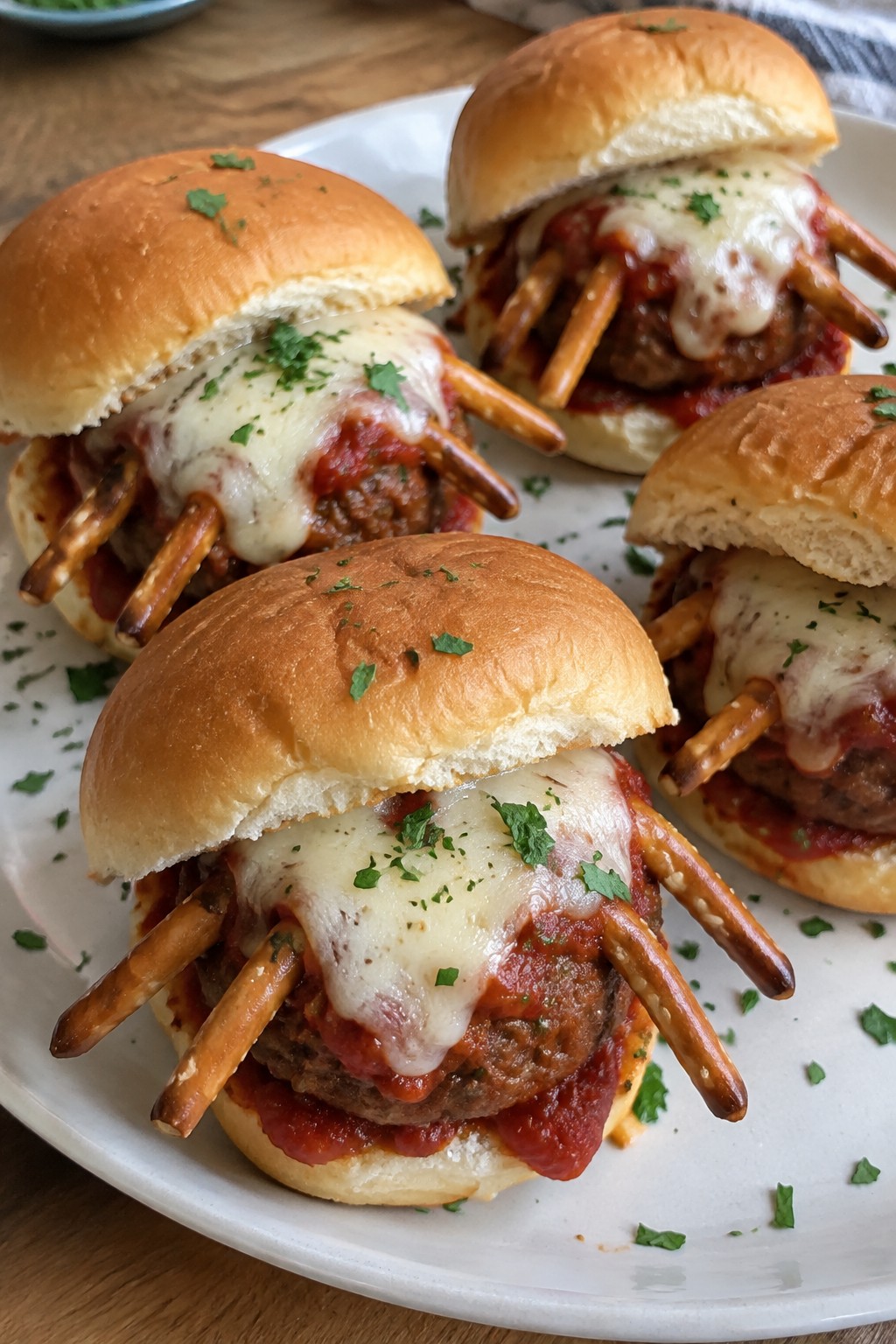 Monster Claw Meatball Sliders