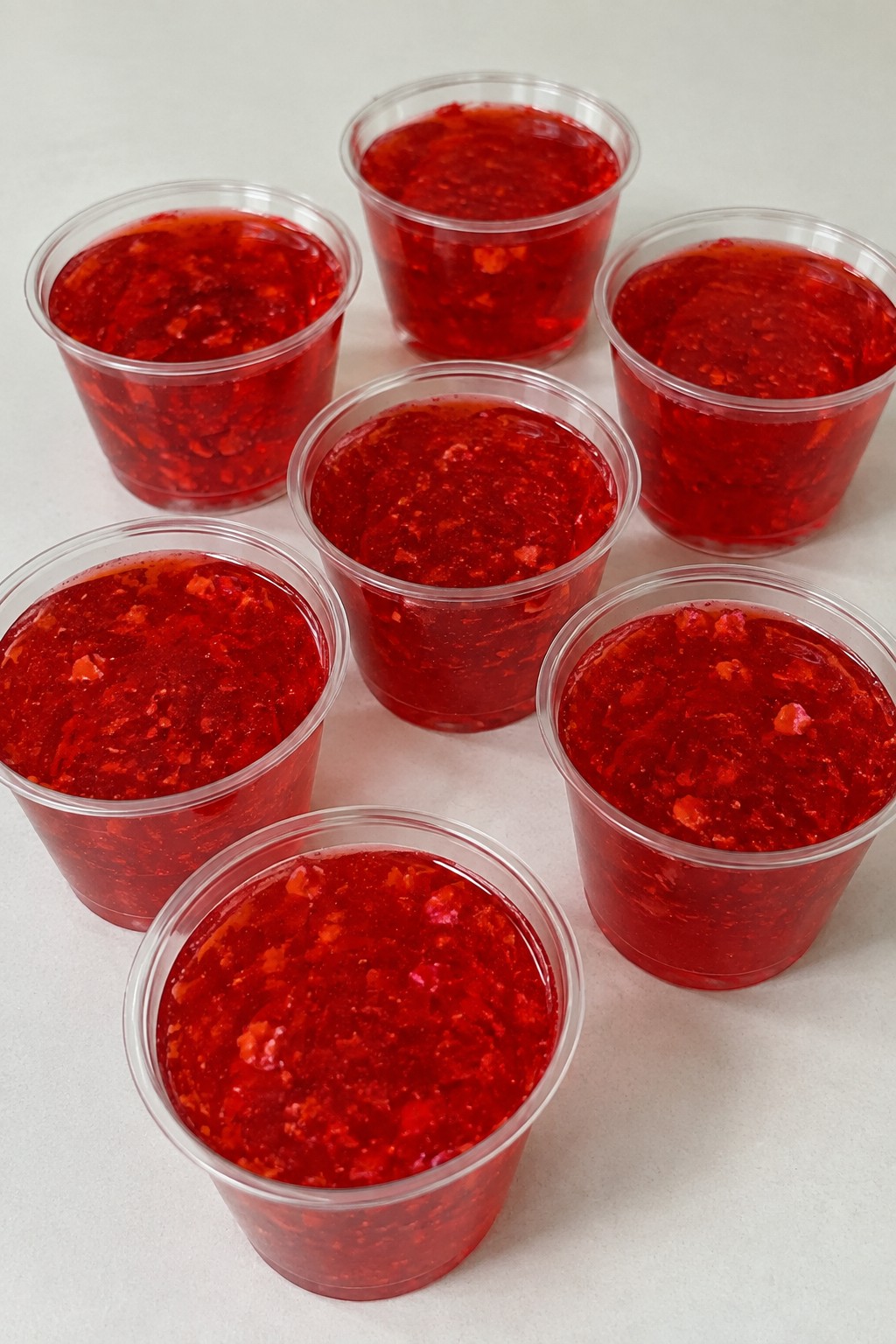 Fiery Cinnamon Red Hot Cherry Jello Shots